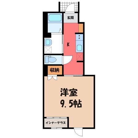 小山駅 徒歩27分 1階の物件間取画像